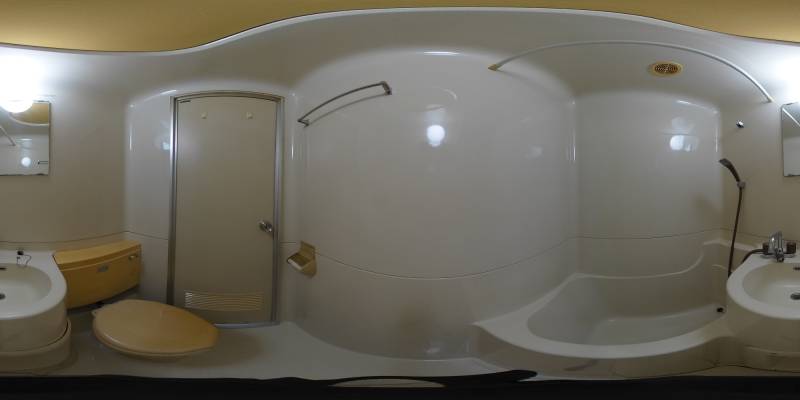 パノラマ画像バスルーム