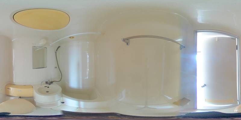 パノラマ画像バスルーム