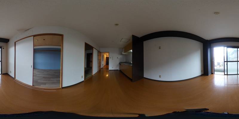 パノラマ画像リビング