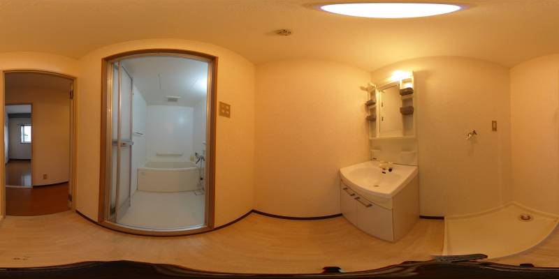 パノラマ画像洗面所