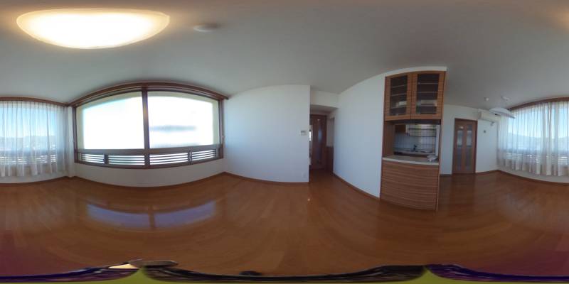 パノラマ画像リビング