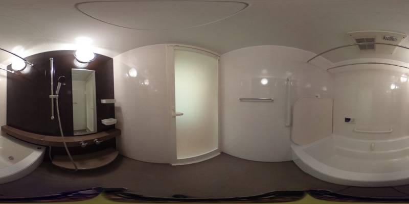 パノラマ画像バスルーム