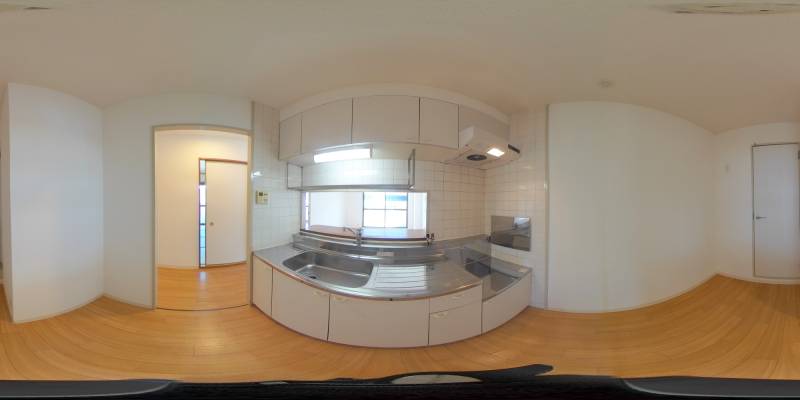 パノラマ画像キッチン