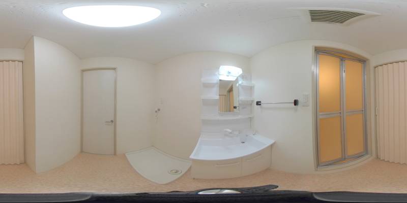 パノラマ画像洗面所