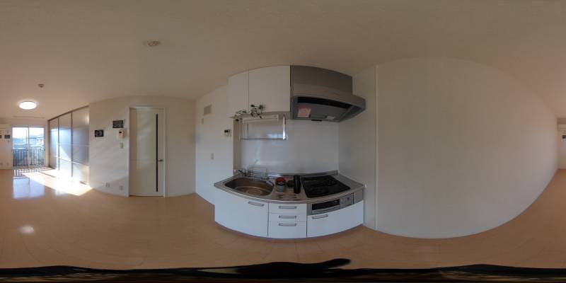 パノラマ画像キッチン