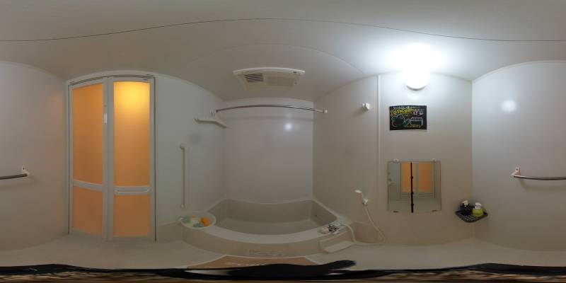 パノラマ画像バスルーム