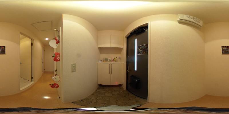 パノラマ画像玄関