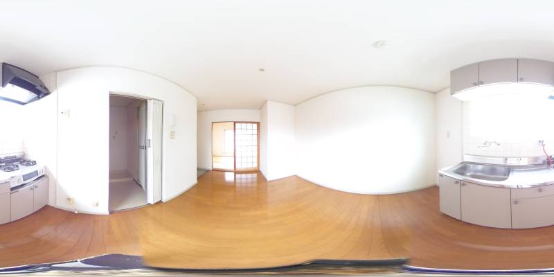 パノラマ画像キッチン
