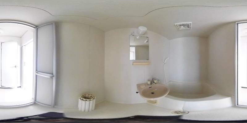 パノラマ画像バスルーム