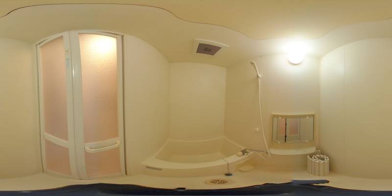 パノラマ画像バスルーム