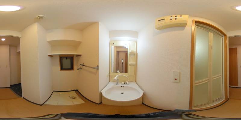 パノラマ画像洗面所