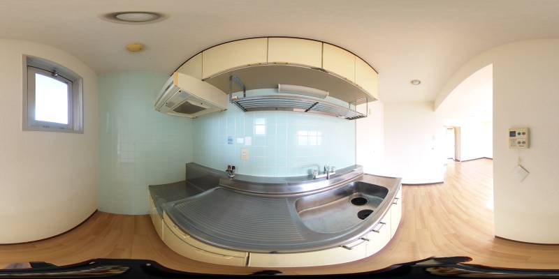 パノラマ画像キッチン