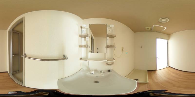 パノラマ画像洗面所