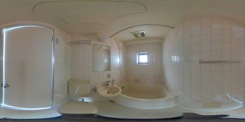 パノラマ画像バスルーム