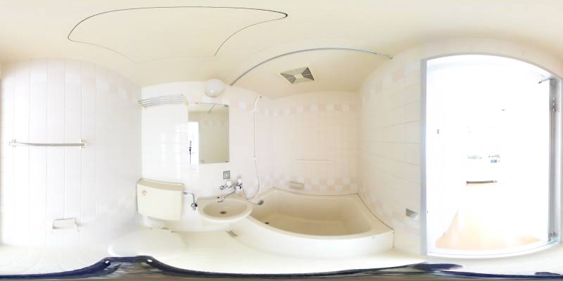 パノラマ画像バスルーム