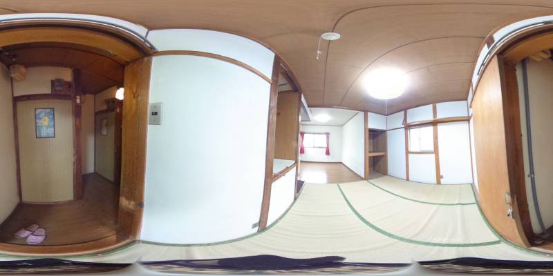 パノラマ画像玄関