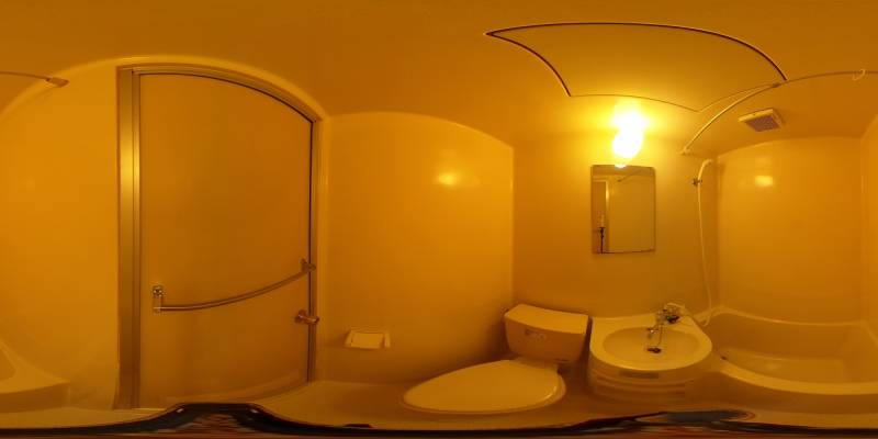 パノラマ画像バスルーム