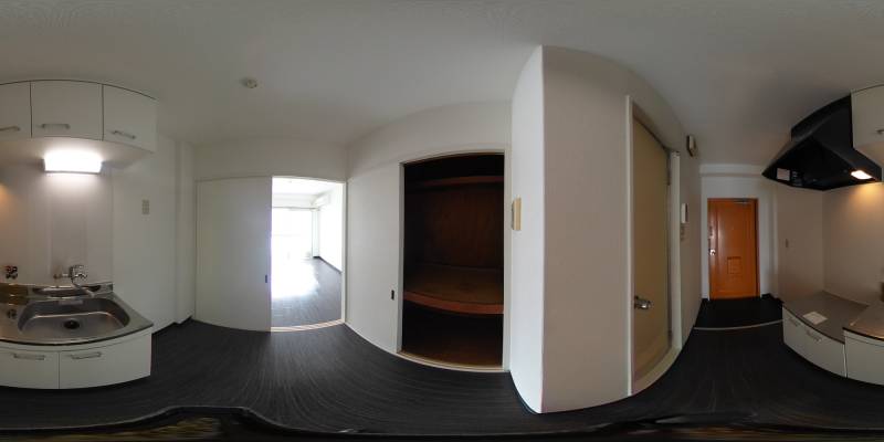 パノラマ画像キッチン