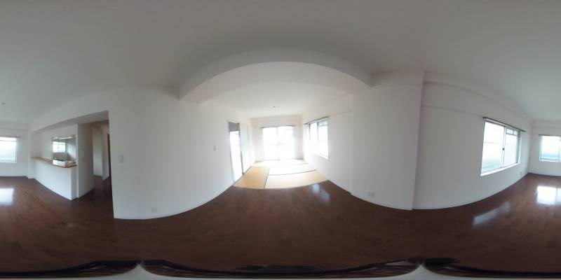 パノラマ画像リビング