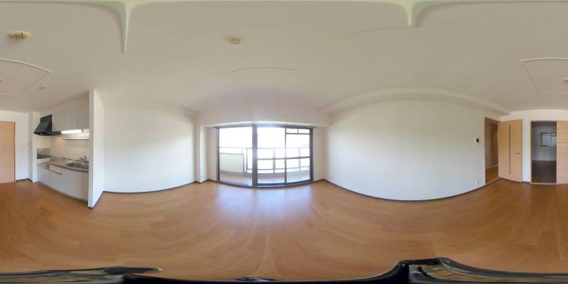 パノラマ画像リビング