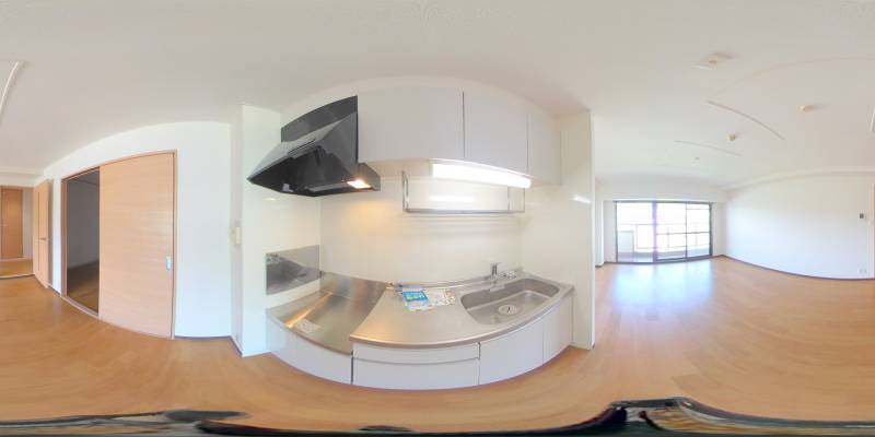 パノラマ画像キッチン