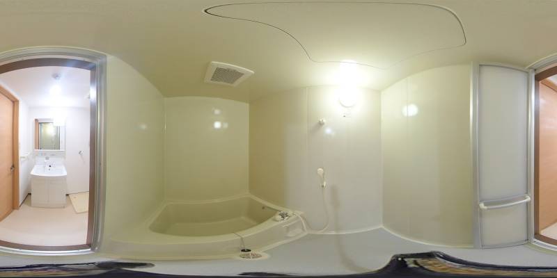 パノラマ画像バスルーム