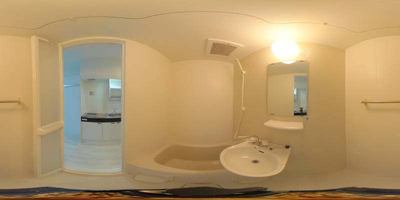 パノラマ画像バスルーム