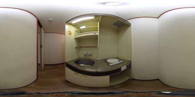 パノラマ画像キッチン