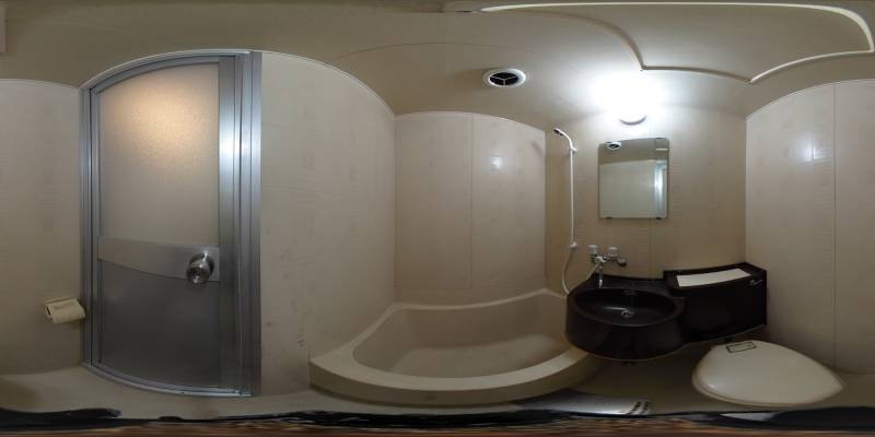 パノラマ画像バスルーム