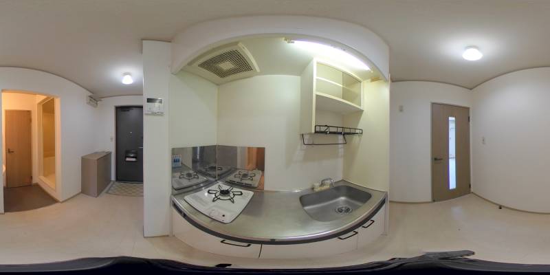 パノラマ画像キッチン