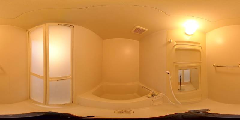 パノラマ画像バスルーム