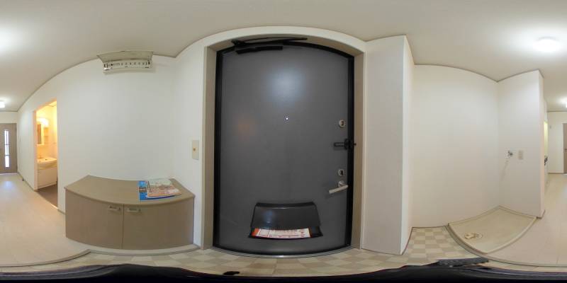 パノラマ画像玄関