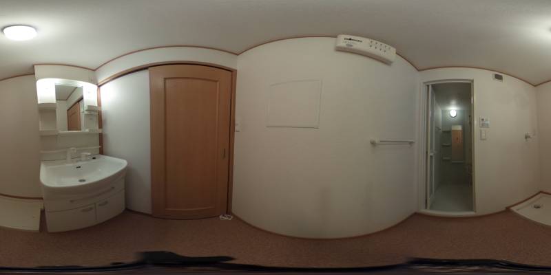 パノラマ画像洗面所