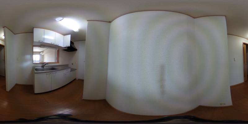 パノラマ画像キッチン