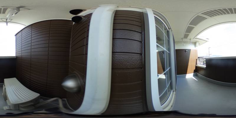 パノラマ画像バルコニー