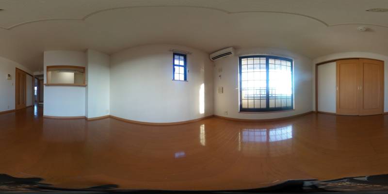 パノラマ画像リビング