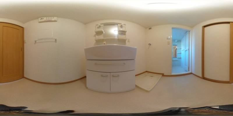 パノラマ画像洗面所