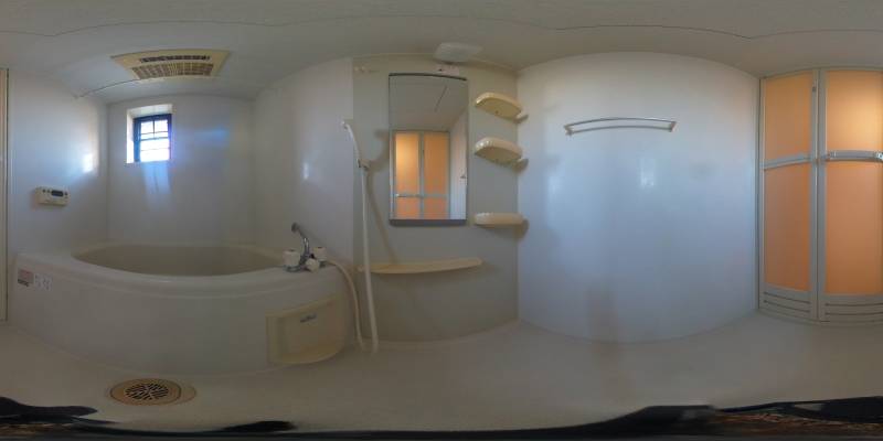 パノラマ画像バスルーム