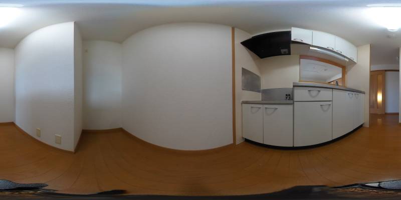 パノラマ画像キッチン