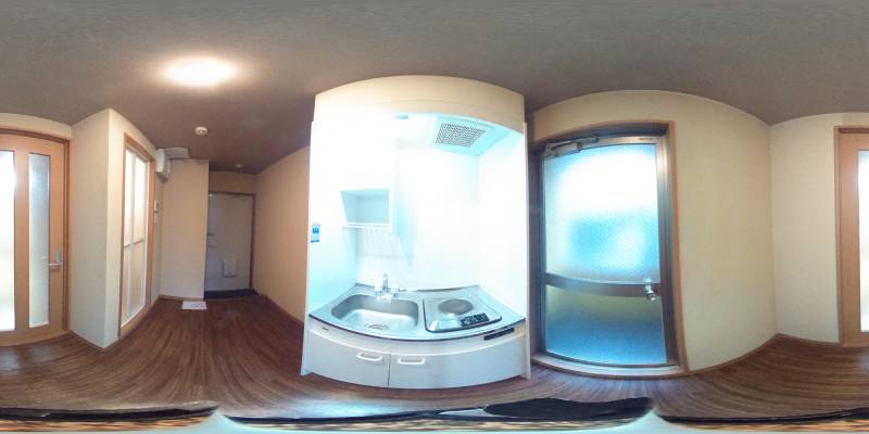 パノラマ画像キッチン