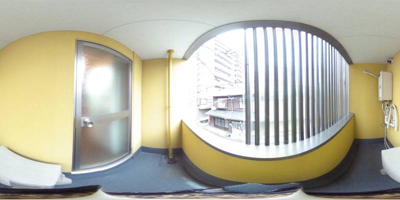 パノラマ画像バルコニー