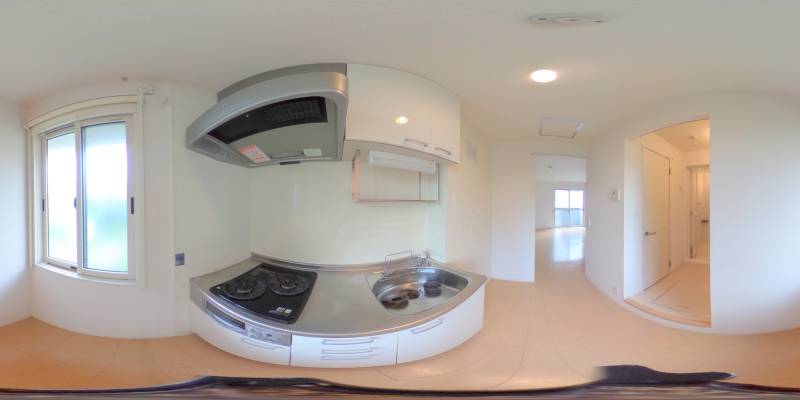 パノラマ画像キッチン