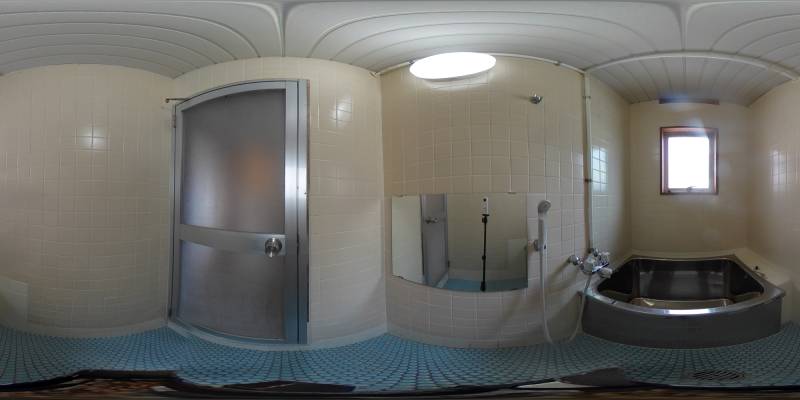 パノラマ画像バスルーム