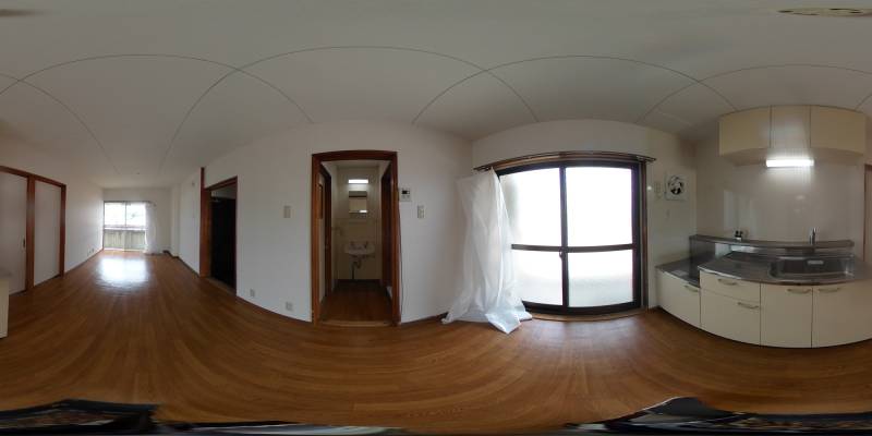 パノラマ画像キッチン