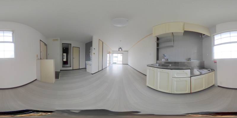 パノラマ画像キッチン