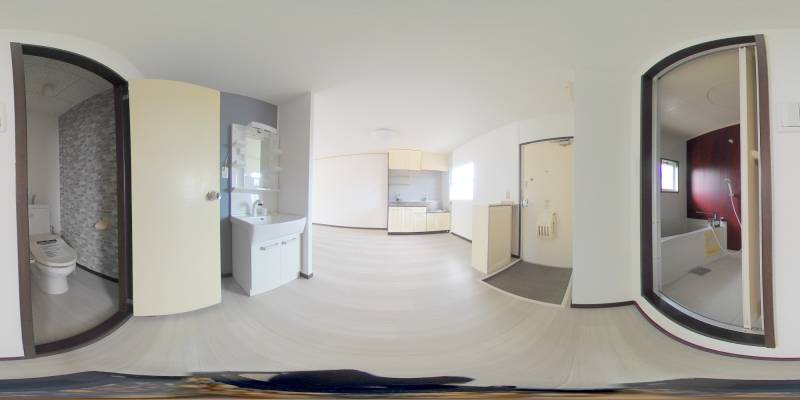 パノラマ画像バスルーム