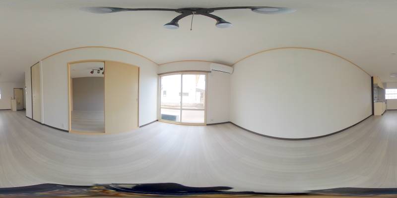 パノラマ画像リビング