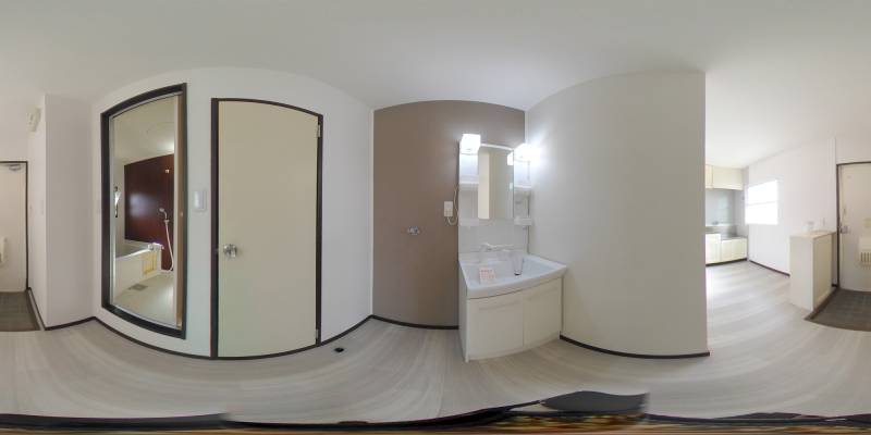 パノラマ画像洗面所