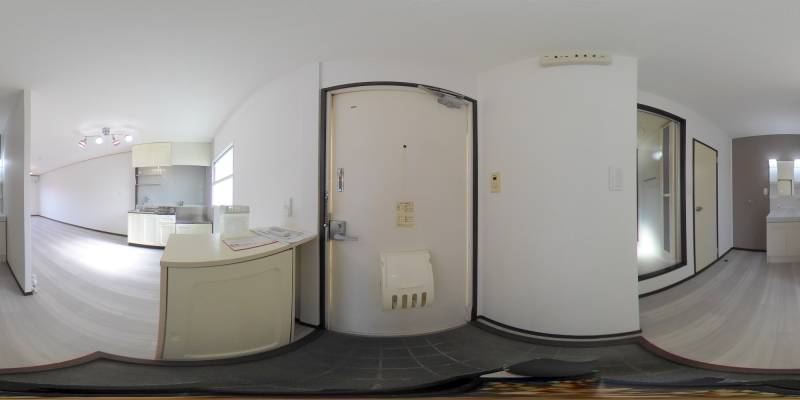 パノラマ画像玄関