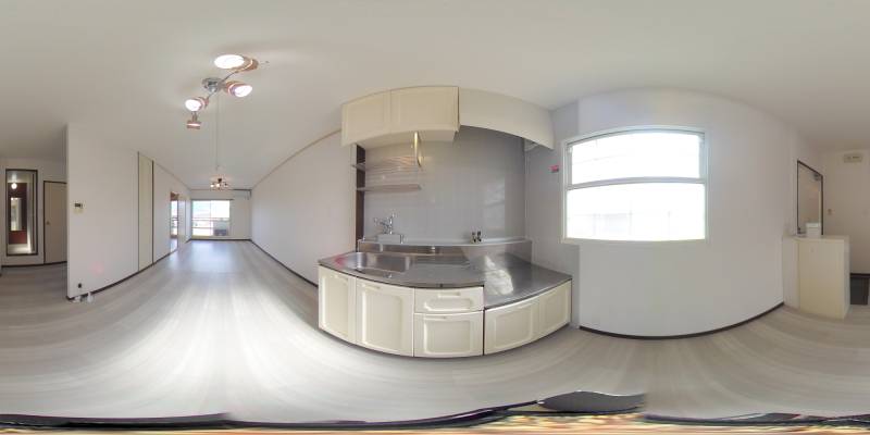 パノラマ画像キッチン